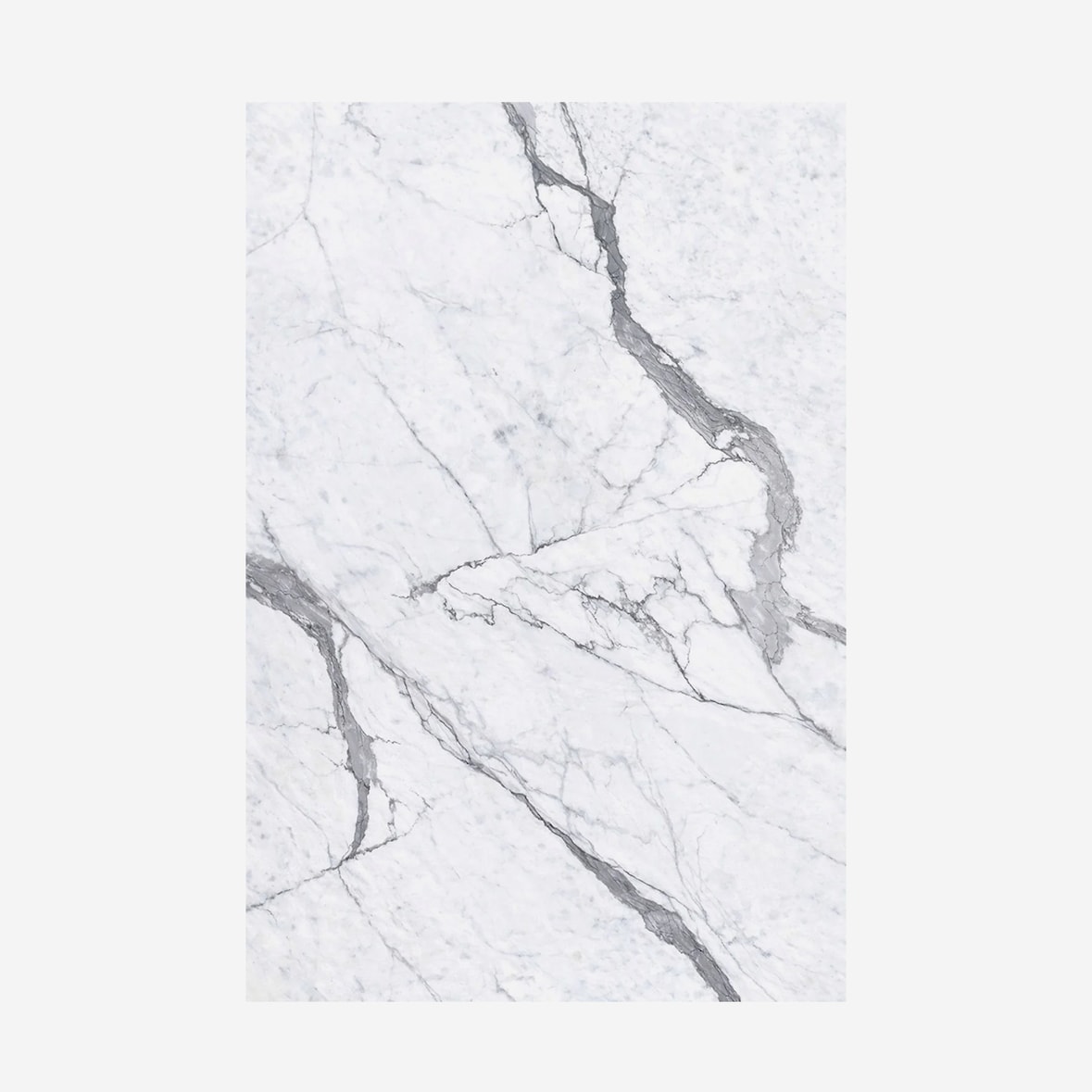 Panel decorativo efecto mármol gres porcelánico set de 6 piezas 4,3 m2 revestimiento de pared PVC en UV 120x60 Mármol Blanco