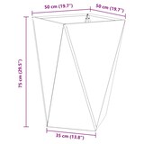 thumbnail of vidaXL Pflanzkübel 2 pcs Olive Grün 50 x 50 x 75 cm Stahl