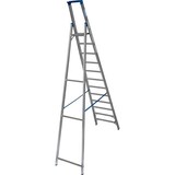 thumbnail of Stufenstehleiter aus Aluminium, mit 2 Sicherheitsgurten, 12 Stufen