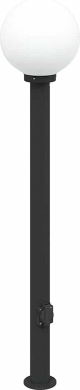 thumbnail of vidaXL Pollerleuchte mit Auslass 120 cm Schwarz IP44