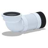 thumbnail of Belvit WC Flex Anschluss Rohrstutzen Eck DN 90/110 (320-750mm)