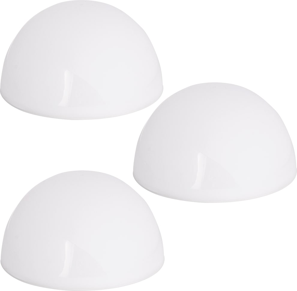 MONZANA® LED Solarlampe 3er Set Wetterfest IP44 Kugel Halbrund Solar Akku Garten Solarleuchte Gartenbeleuchtung Outdoor