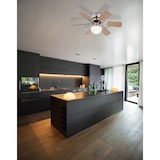 thumbnail of Deckenventilator Ugo 76 cm Buche / Graphit mit Licht 76