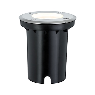Paulmann Encastré de sol LED  IP67 rond 108mm  3000K 3,5W 230lm 230V Acier inoxydable Métal 93992