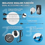 thumbnail of ECD Germany Aufblasbares SUP Board Makani 320×80×15 cm Blau – Komplettset mit Pumpe/Tragetasche/Zubehör, PVC, bis 120 kg