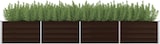 thumbnail of vidaXL Garten-Hochbeet Braun 320 x 80 x 45 cm Verzinkter Stahl