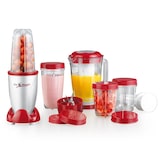 thumbnail of GOURMETmaxx Mixer Mr. Magic - Küchenmaschine - 18-tlg. - silber / rot