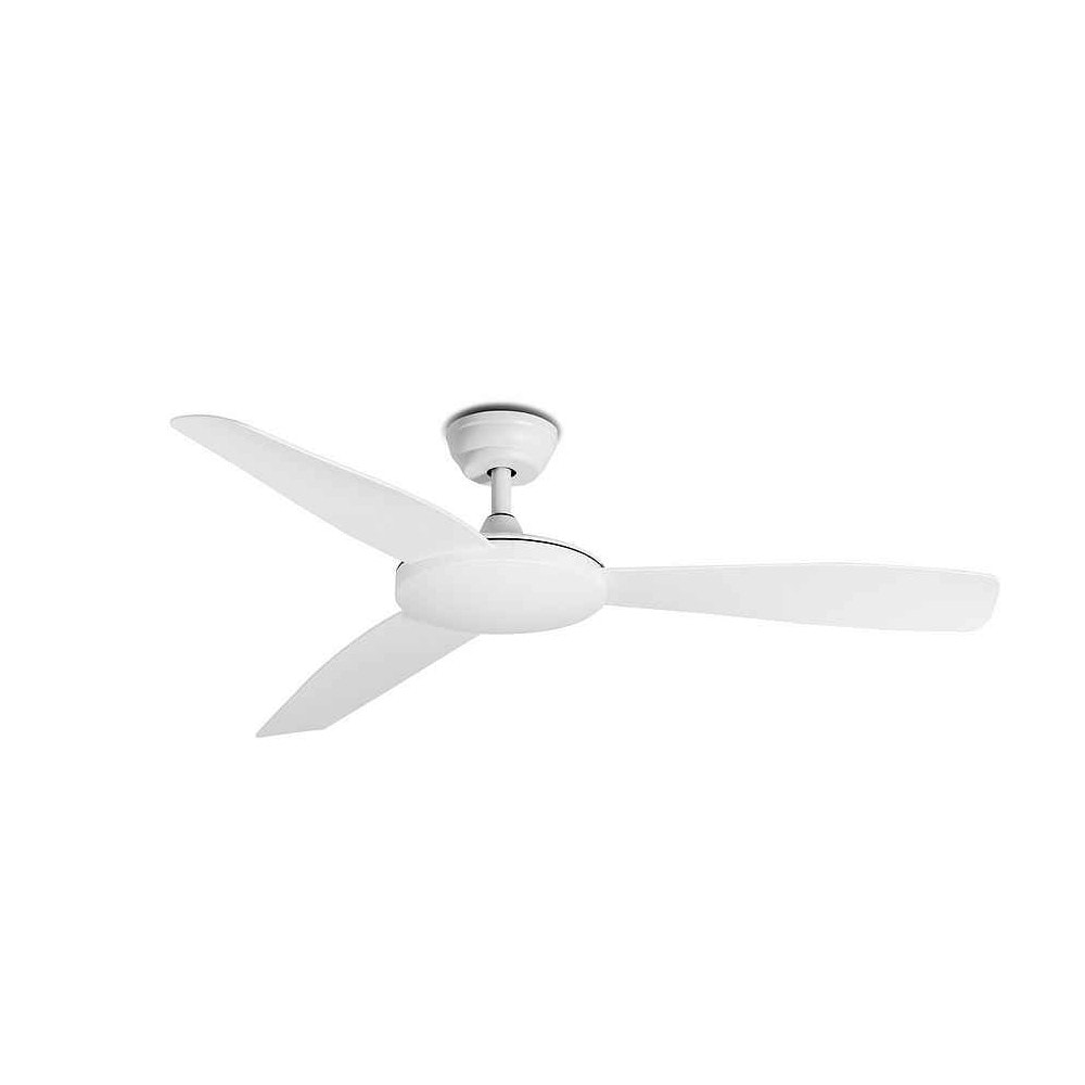 Ventilador sin luz ISLOT blanco con motor DC Faro