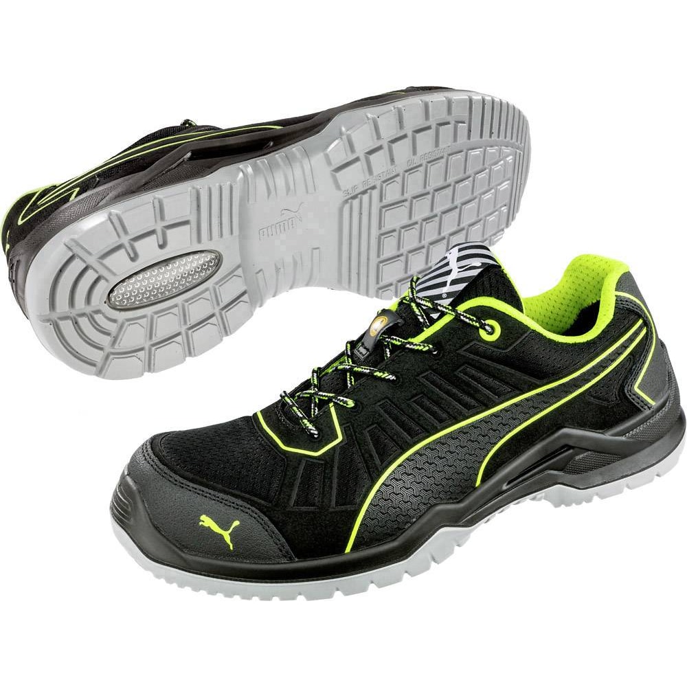 PUMA Safety Fuse TC Green Low 644210-43 ESD Sicherheitsschuh S1P Schuhgröße (EU): 43 Schwarz, Grün 1