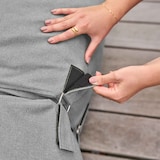 thumbnail of Ecksessel für modulares Wohnzimmer grau