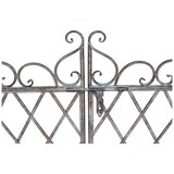 thumbnail of DanDiBo Rosenbogen mit Tor Pforte Metall 275x170 cm Rundbogen Torbogen Pergola 110241 Schmiedeeisen Rankhilfe Gartentor