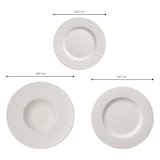 thumbnail of Villeroy & Boch Manufacture Rock Teller-Set 6-teilig weiß