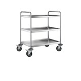 thumbnail of B.PRO SW 8 x 5-3, Servierwagen aus rostfreiem Edelstahl mit stahlverzinkten Rollen