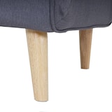 thumbnail of Schlafsessel HWC-D35, Schlafsofa Funktionssessel Klappsessel Relaxsessel Jugendsessel Sessel, Stoff/Textil ~ hellgrau