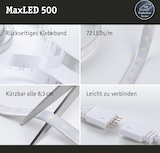 LED-Streifen mit Klebeband und Anschlusszubehör.