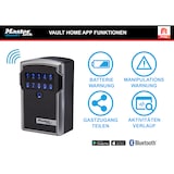 thumbnail of Master Lock Boite A Cles Bluetooth Securisee - Format L - Coffre A Cle Connectee