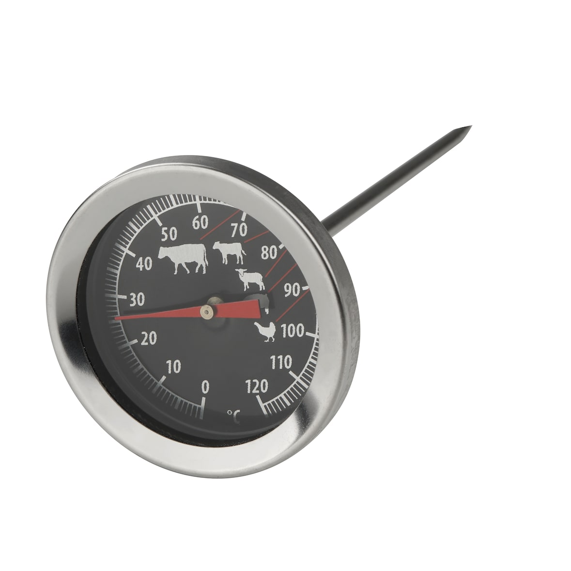 METRO PROFESSIONAL Thermomètre à viande, acier inoxydable