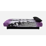 thumbnail of Banquette clic-clac - 3 places – Coton Parcours Mauve– 190 x 92 x 96 cm – DREAM CONFORTEAM