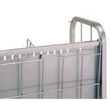 thumbnail of Tournus-bordenwagen gelast - voor 200 borden. Met scheidingsroosters en afneembaar frontrooster.