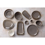 thumbnail of Olympia Kiln ronde coupeborden grijs 23cm