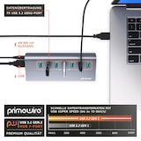 thumbnail of Primewire USB 3.2 Gen2 Hub, 7 Port Verteiler aktiv mit Netzteil, 10 Gbit/s