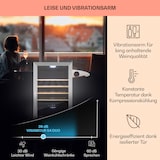 thumbnail of Klarstein Vinamour 54 Duo Weinkühlschrank 2 Zonen 148 Ltr 54 Fl Touch-Display Schwarz