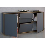 thumbnail of VCM Kommode & Sideboard Salia Anthrazit H. 74 x B. 160 x T. 33 cm