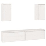 thumbnail of Muebles para TV 4 piezas madera maciza de pino blanco