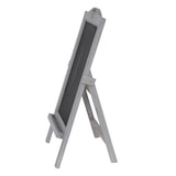 thumbnail of Reclamebord HWC-E51, krijtbord, 66x37x27cm Shabby-Look Vintage ~ grijs