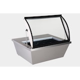 thumbnail of METRO PROFESSIONAL Vitrina de congelación de sobremesa para helados GIV1087C, 86.7 x 73.5 x 44.6 cm, 20 L, plata