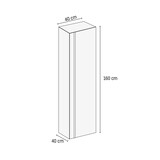 thumbnail of Sally Badezimmer Hochschrank 160 cm Weiß hochglanz