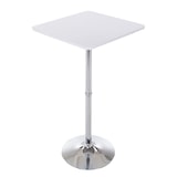 thumbnail of Mange debout / Table haute carrée 60x60 cm Blanc