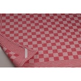 thumbnail of DoubleDry Theedoeken 12 st - 100% katoen - blokpatroon - geblokt - horeca ruit - rood