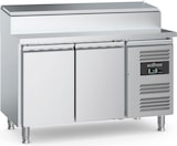 thumbnail of Gastro Edelstahl Kühltisch Kühltheke Saladette 2 Türen 282l 6x 1/3GN +2/+8°C