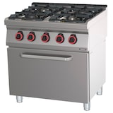 thumbnail of 4-pits gaskookplaat met GN 1/1 HP 80 elektrische heteluchtoven  C7FOG4FFVHP80 Casselin