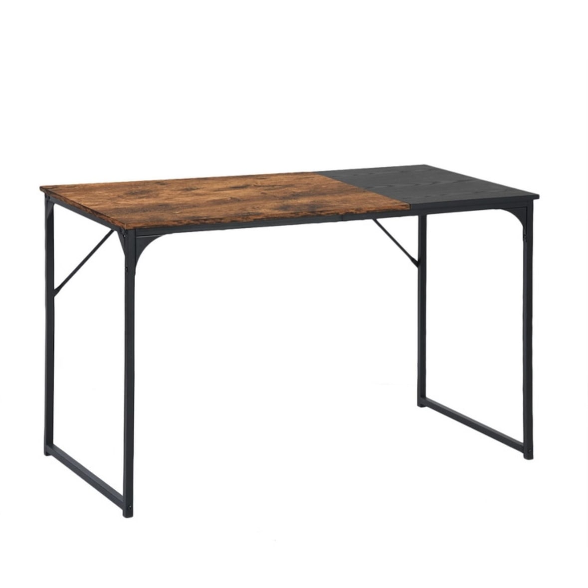WellHome - Mesa extensible ''Ibro'' de diseño vintage 120x60x74cm