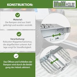 thumbnail of TRUTZHOLM 2 x Auffahrrampe 189 cm Stahl 400 kg klappbar geriffelt rutschfest Verladerampe Rampe