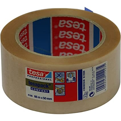 Cinta De Embalar Pvc Rugoso Transp. 66M X 50Mm 4100 TESA