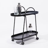 thumbnail of Carrinho URBAN MOVE com 2 Prateleiras e Rodízios Preto