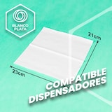 thumbnail of Toalla Papel Secamanos Zig Zag 100% celulosa 2 capas Blancoplata 3000 unidades