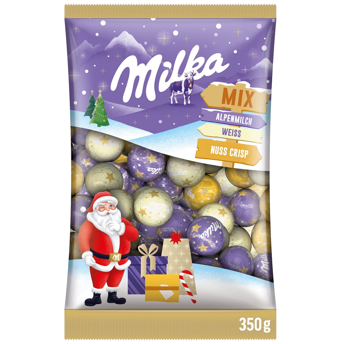 Milka Weihnachts-Kugeln-Mix (350g)