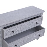 thumbnail of vidaXL Sideboard mit 2 Schubladen 90 x 30 x 60 cm Massivholz Mahagoni