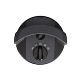 thumbnail of Aquecedor de pátio móvel, 1200 W, carbono, com proteção de inclinação, 2 níveis de calor, oscilação, esplendor, metal, preto