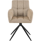 thumbnail of Chaise de salle à manger Jonah Tissu Marron clair