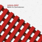 thumbnail of Antirutschmatte für Nasszonen "Adria" - UV-beständig / Rot 120 x 400 cm