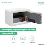 thumbnail of ARREGUI Magna Caja Fuerte con Cerradura de Doble Seguridad | Caja de Seguridad con Codigo + Llave | Caja Fuerte Pequeña para Casa | 20x31x20 cm | 8 L