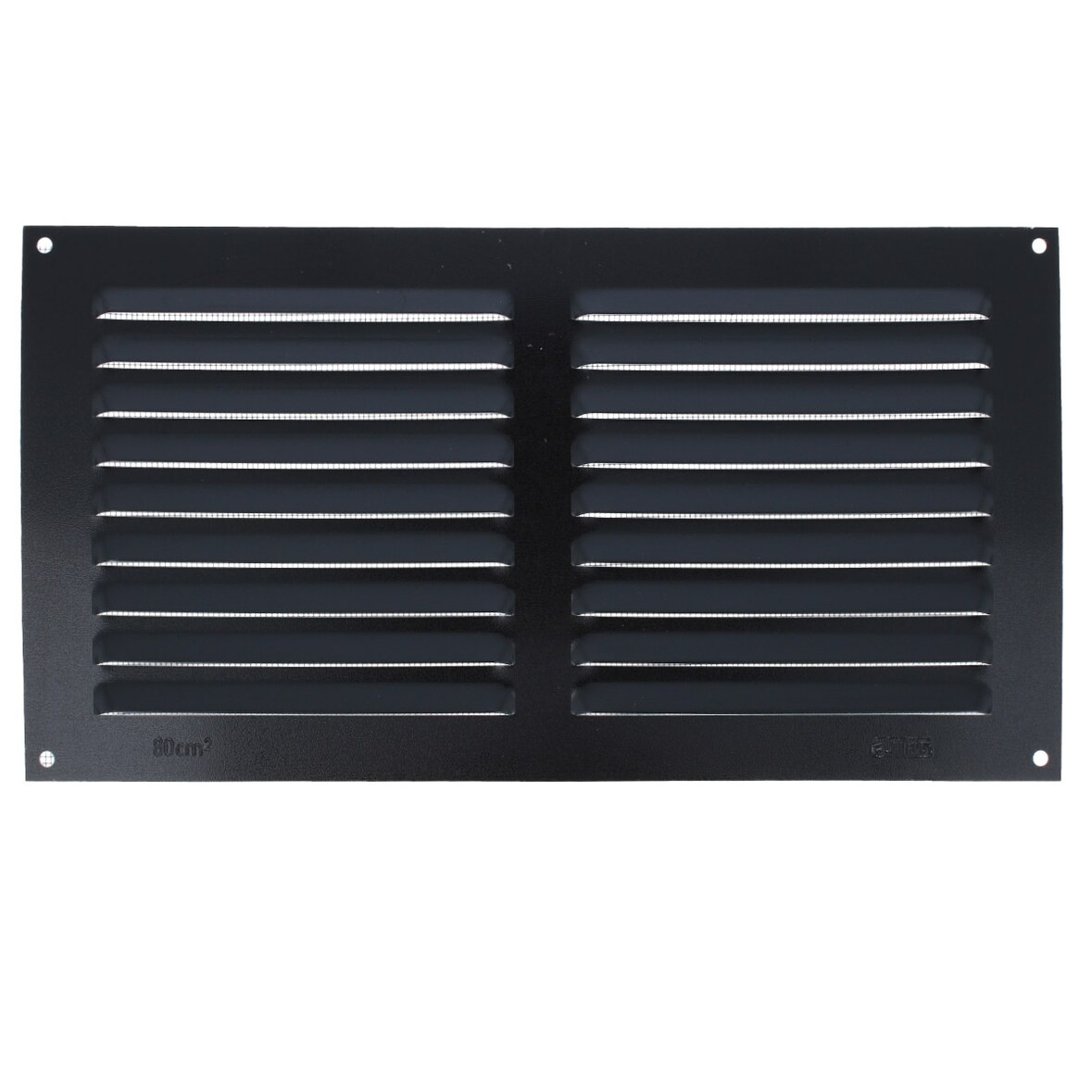 Schwarzes Lüftungsgitter 150x300mm Netz Insektenschutzgitter Zu- Abluftgitter