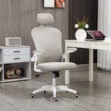 thumbnail of Vinsetto silla de malla silla de oficina con respaldo alto reposacabezas ajustable soporte lumbar 4D brazo abatible altura ajustable 62x64x112-120 cm
