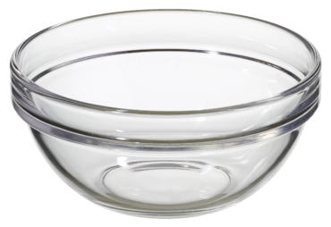 METRO Professional Ciotola, vetro, 38.5 cl, Ø 12 cm, rotonda, trasparente, 6 unità