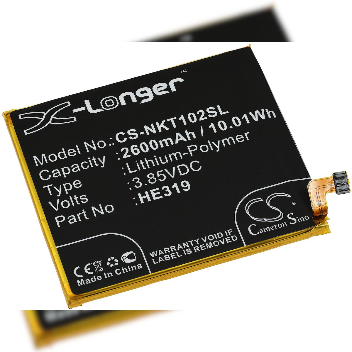 Powery Akku für Smartphone Nokia TA-1020 / TA-1028 / TA-1032 / TA-1038